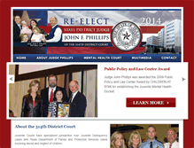 Tablet Screenshot of judgejohnfphillips.com